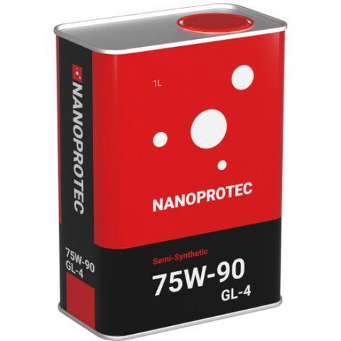 Nanoprotec Semi-Synthetic GL-4 75W-90, 1 л (NP2303501) напівсинтетична трансмісійна олива фото
