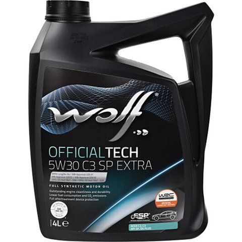 Wolf Officialtech Extra C3 SP 5W-30, 4 л (1049359) моторное масло фото