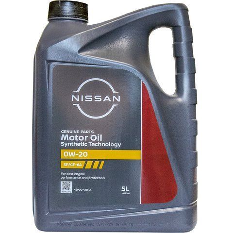 Nissan Motor Oil SP/GF-6A 0W-20 5 л, (ke90090143) моторна олива фото