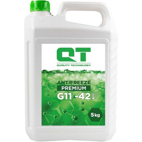 QT Premium G11 зелений -42 &deg; C, 5 л (QT512425) готовий антифриз фото