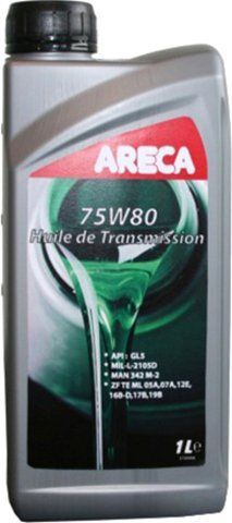 Areca GL-5 75W-80, 1 л (75w80k3agl51l) напівсинтетична трансмісійна олива фото