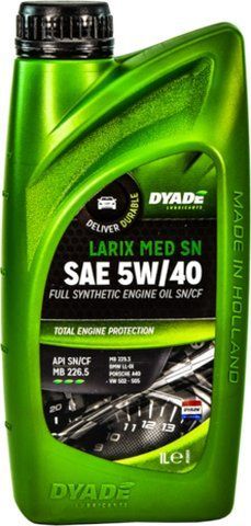 DYADE Larix MED SN 5W-40 (1 л, 5 л, 20 л) моторна олива фото