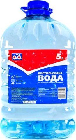 Дистиллированная вода Ad, 5 л (voda5l) фото