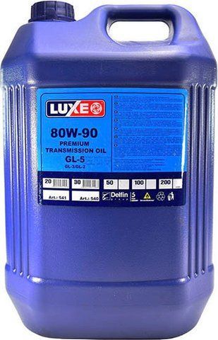 Luxe GL-5 80W-90, 20 л (541) мінеральна трансмісійна олива фото