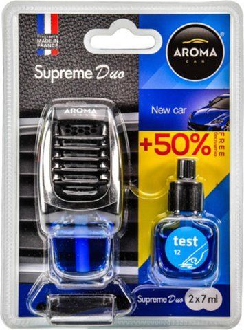 Ароматизатор Aroma Car Supreme Duo Slim New Car 7 мл фото
