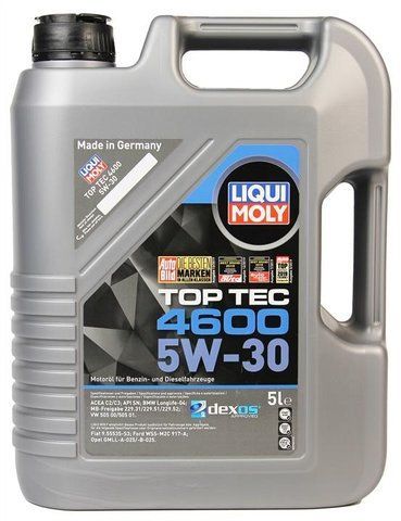 Liqui Moly Top Tec 4600 5W-30 5 л, (8033) моторное масло фото