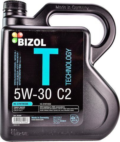Bizol Technology C2 5W-30 4 л, (81226) моторна олива фото