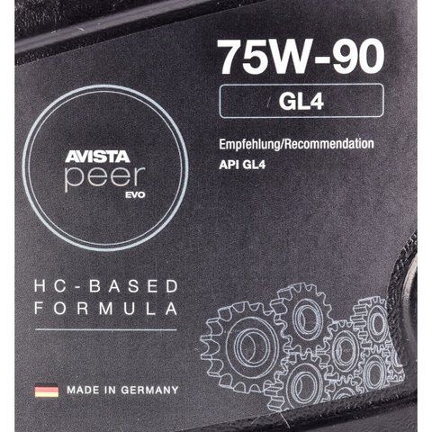 AVISTA Peer EVO GL-4 75W-90, 1 л (150833) трансмісійна олива фото