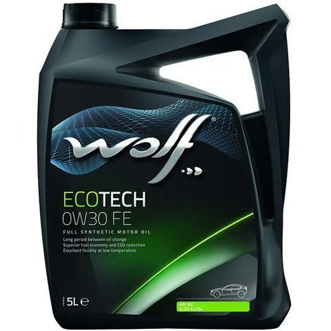 Wolf Ecotech FE 0W-30, 5 л (8309403) моторное масло фото