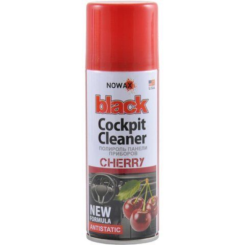 Поліроль для салону Nowax Black" Cockpit Cleaner вишня 200 мл NX00207" фото