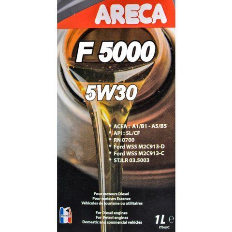 Areca F5000 5W-30 1 л, (028c000100) моторна олива фото