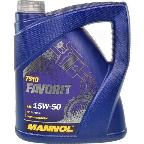 Mannol Favorit 15W-50 4 л, (MN7510-4) моторное масло фото