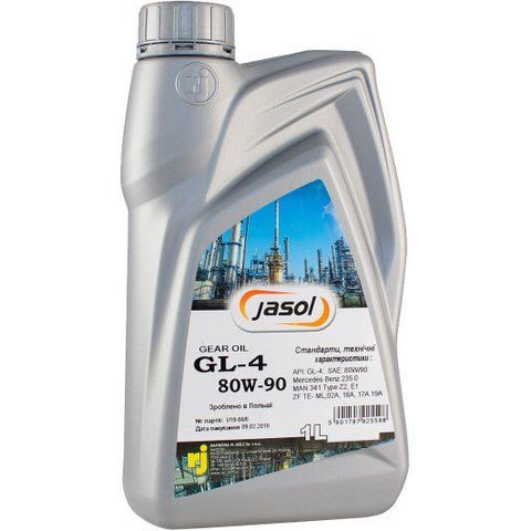 Jasol Gear Oil GL-4 80W-90, 1 л (325087) мінеральна трансмісійна олива фото
