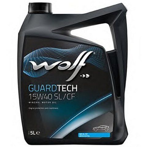Wolf Guardtech SL/CF 15W-40, 5 л (8300318) моторное масло фото