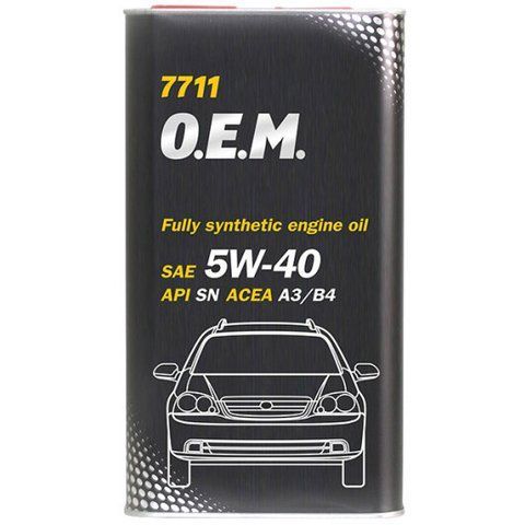Mannol OEM For Daewoo GM (MetaL)5W-40 4 л, (MN7711-4ME) моторна олива фото