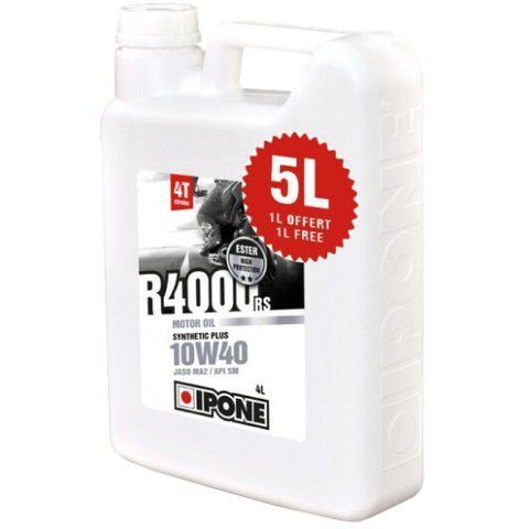 Ipone R 4000 RS 10W-40, 5 л (800031) моторное масло 4T фото