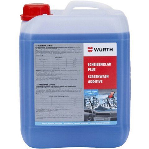 Концентрат омивача W&uuml;rth Screenwash Additive Plus зимовий -63&deg;С цитрусовий 5 л (892332850) фото