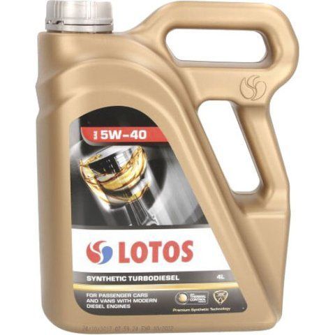 LOTOS Synthetic Turbodiesel 5W-40 4 л, моторна олива фото