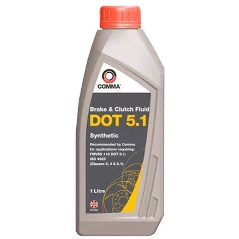 Comma DOT 5.1 Brake Fluid, 1 л (DOT51SYNT1L) гальмівна рідина фото