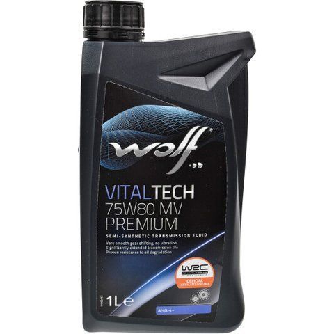 Wolf Vitaltech MV Premium GL-4+ 75W-80, 1 л (1048400) полусинтетическое трансмиссионное масло фото