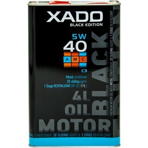 XADO Atomic Oil 5W-40 C3 AMC Black Edition, 4 л (XA25274) моторна олива фото