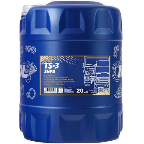 Mannol TS-3 SHPD 10W-40, 20 л (MN7103-20) моторное масло фото