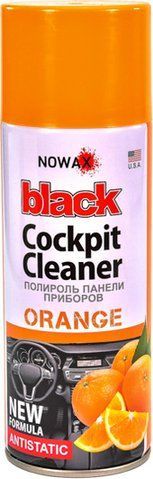 Поліроль для салону Nowax Black" Cockpit Cleaner апельсин 450 мл NX00453" фото