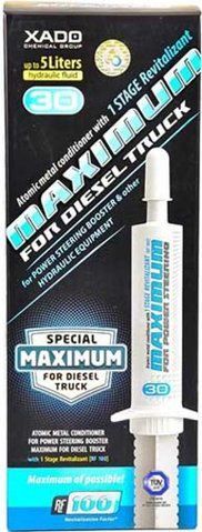 Атомарный кондиционер металла Xado Maximum for Diesel Truck для ГУР фото
