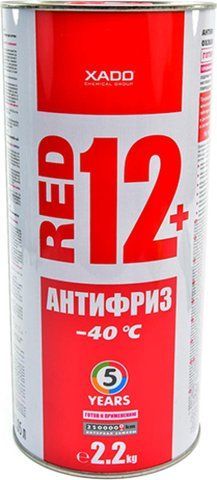 Готовий антифриз Xado G12+ червоний -40 &deg;C фото