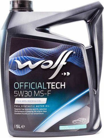 Wolf Officialtech MS-F 5W-30, 5 л (8308819) моторное масло фото