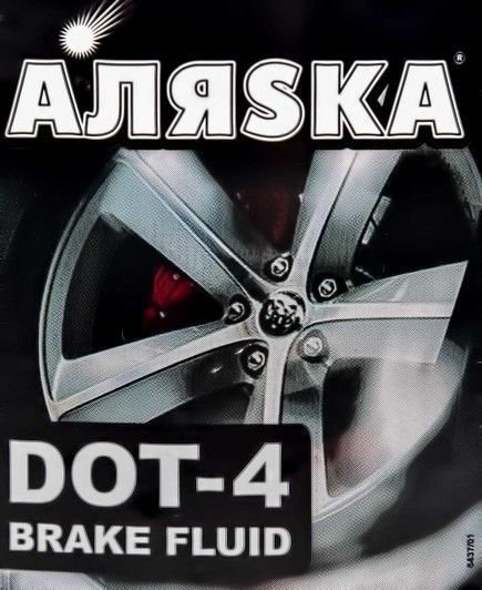 АЛЯSКА DOT 4, 0,39 л (5437) гальмівна рідина пластикова тара фото
