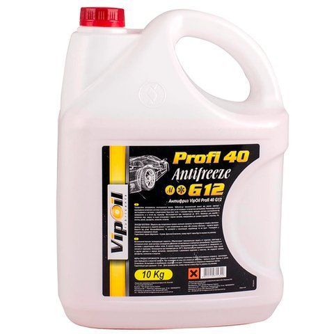 Готовый антифриз VIPOIL Profi 40 G12 красный -30 &deg;C фото