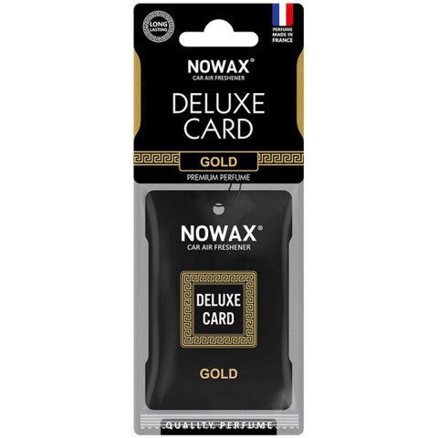 Nowax Deluxe Card Gold, 6 г (NX07731) ароматизатор фото