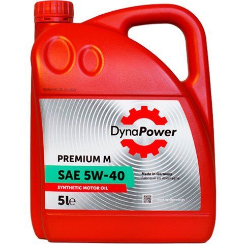 DynaPower Premium M 5W-40, 5 л (50042325) моторное масло фото