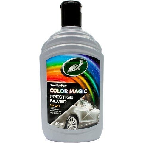 Turtle Wax Color Magic с воском серебристый, 500 мл (52710) цветной полироль для кузова фото