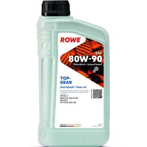 Rowe HC Top-Gear 80W-90, 1 л (25001001099) минеральное трансмиссионное масло фото