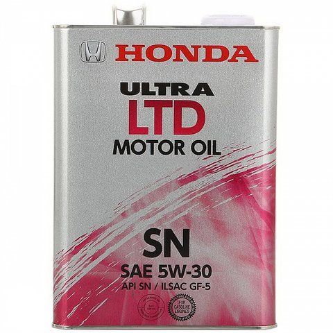 Honda Ultra LTD SN/GF-5 5W-30, 4 л (0821899974) моторное масло фото