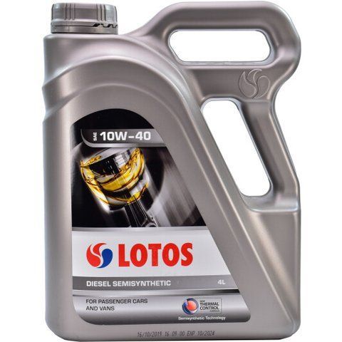 LOTOS Diesel 10W-40 4 л, моторное масло фото