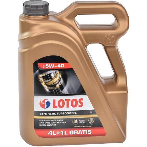 LOTOS Synthetic Turbodiesel 5W-40 5 л, моторна олива фото
