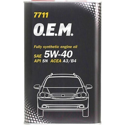 Mannol OEM For Daewoo GM (MetaL)5W-40 (1 л, 4 л) моторна олива фото