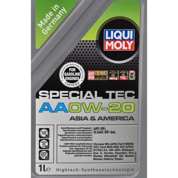 Liqui Moly Special Tec AA 0W-20 1 л (8065) моторна олива фото