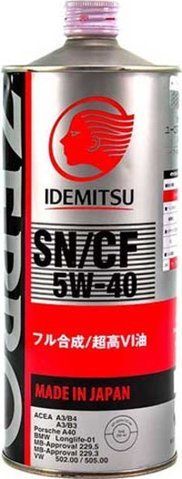 Idemitsu Zepro Euro spec 5W-40, 1 л (1849054) моторное масло фото