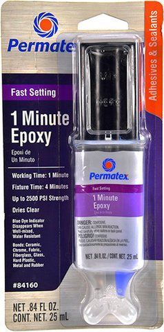 Клей Permatex 1 Minute Epoxy фото