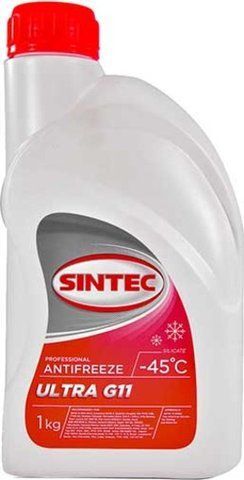 Готовый антифриз Sintec Ultra G11 красный -45 &deg;C фото