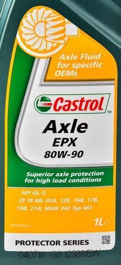 Castrol Axle EPX GL-5 80W-90, 1 л (154cb7) минеральное трансмиссионное масло фото