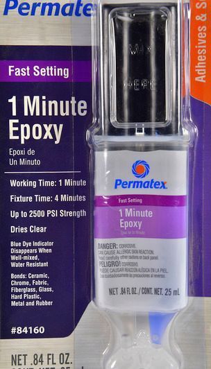 Клей Permatex 1 Minute Epoxy фото