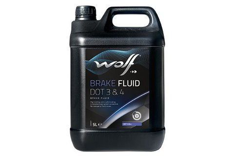 Wolf DOT 3/DOT 4, 5 л (8311482) гальмівна рідина фото