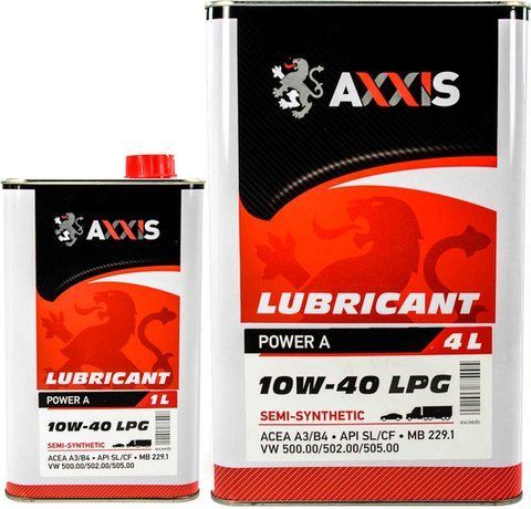 Axxis Power A LPG 10W-40 1 л, моторна олива фото