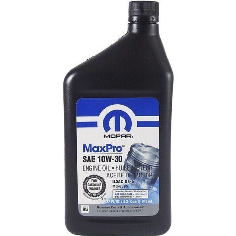Mopar MaxPro 10W-30 0,95 л, (68218930AB) моторное масло фото