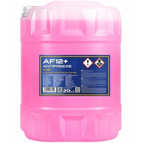 Mannol AF12+ Longlife G12+ красный -40 &deg;C, 20 л (MN4012-20) готовый антифриз фото